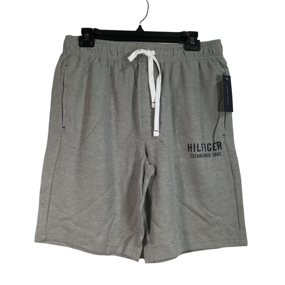 Tommy Hilfiger Logo Pull-On Lounge/Sleep Short, Men's Size M - Grey - Picture 1 of 8